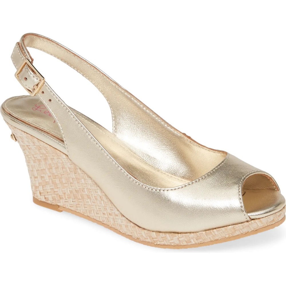 Gigi Slingback Wedge Sandal